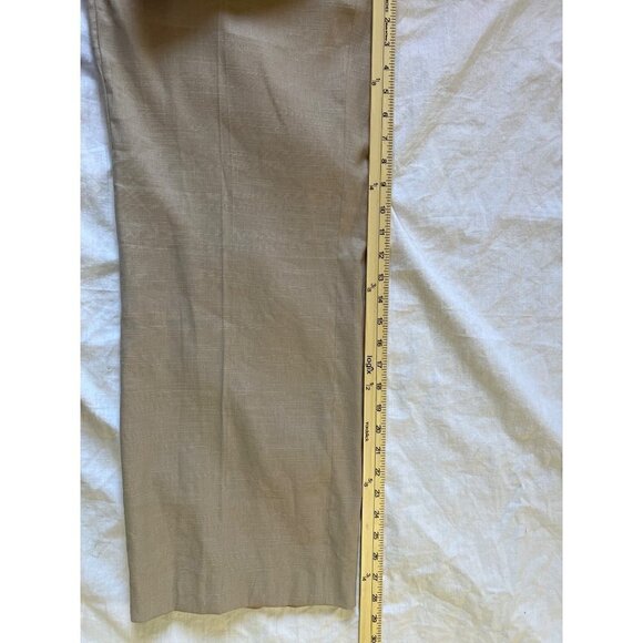 Talbots Linen Blen Pants Size 8 Tan Summer Resort Lagenlook Netural Capsle - Picture 5 of 10